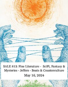 Catalogue cover for Sale 813 featuring the dust jacket cover of Kurt Vonnegut's Cat's Cradle